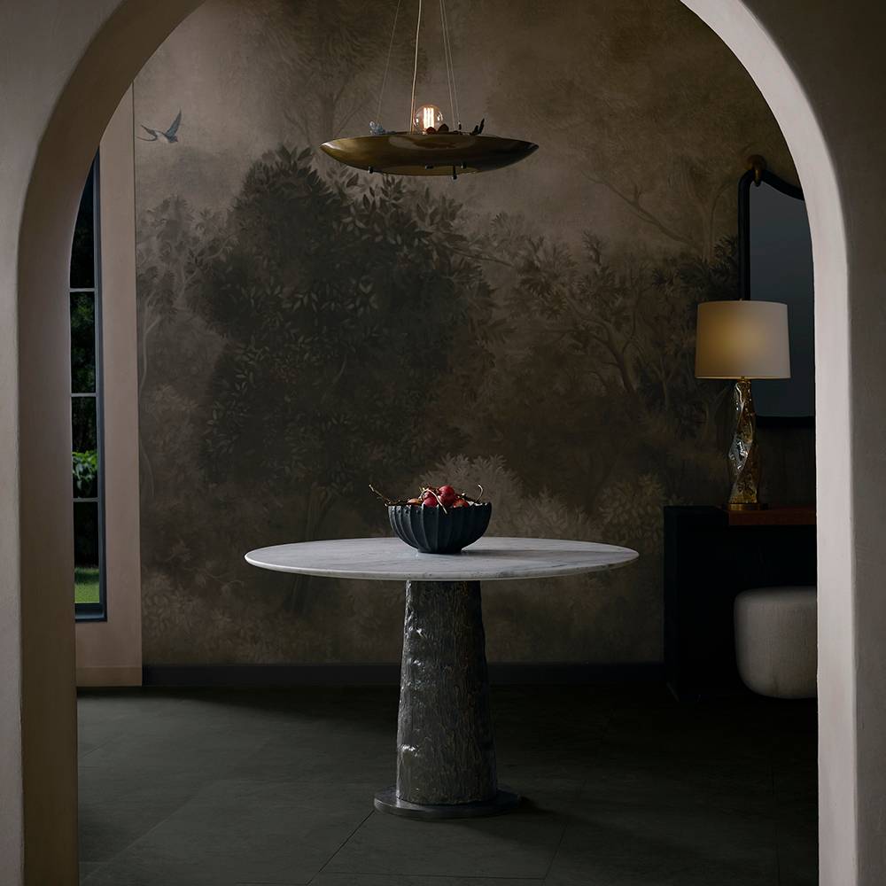 Sculptural Chene Chandelier, alternate view
