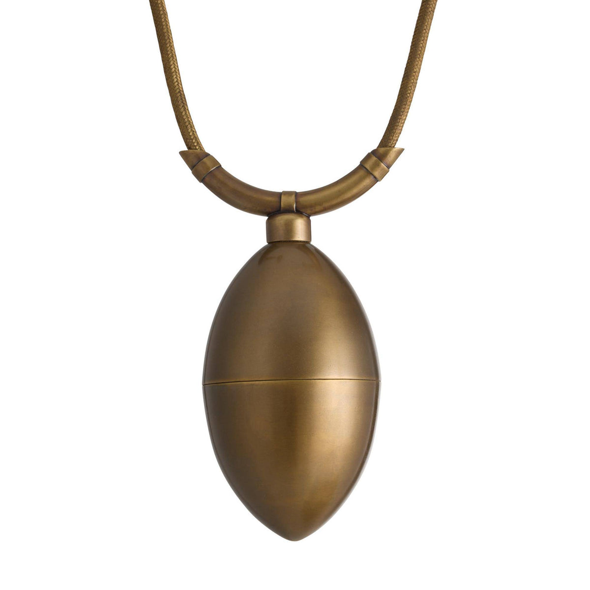 Artisan Egg Drop Pendant – Gold