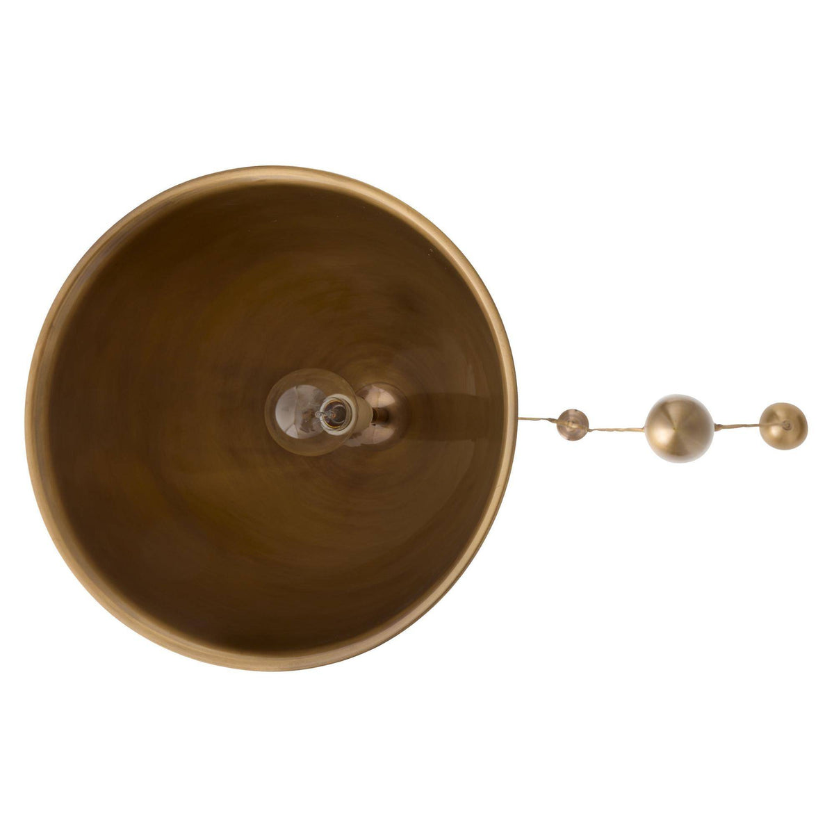 Artisan Egg Drop Pendant – Gold