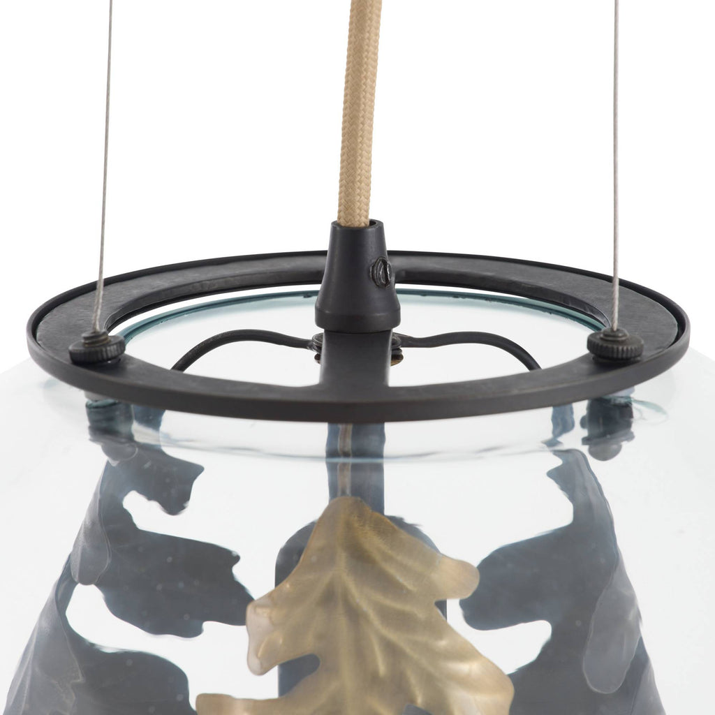 Sculptural Chene Pendant