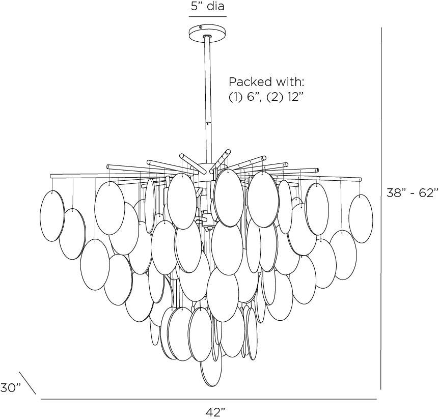 Artisan Tiffany Chandelier – Gold