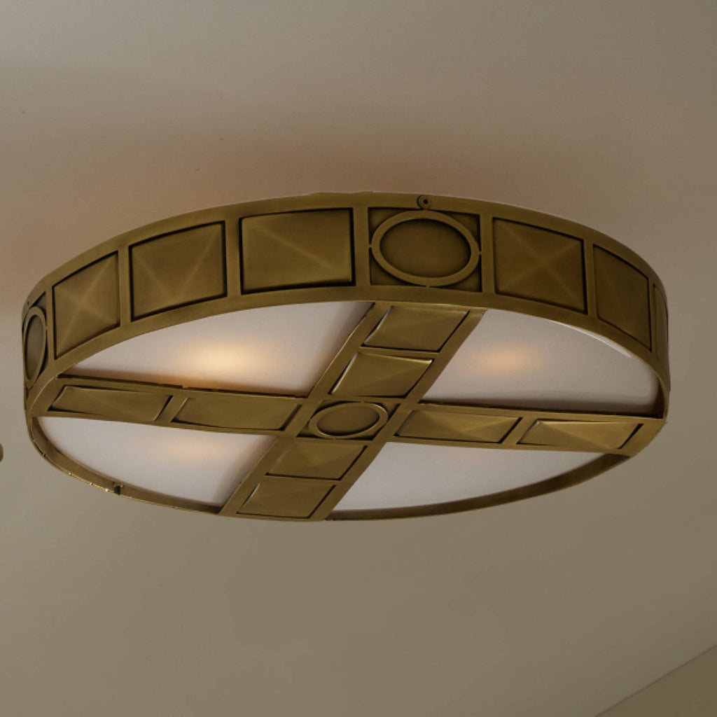 Heritage Empire Flush Mount, alternate view
