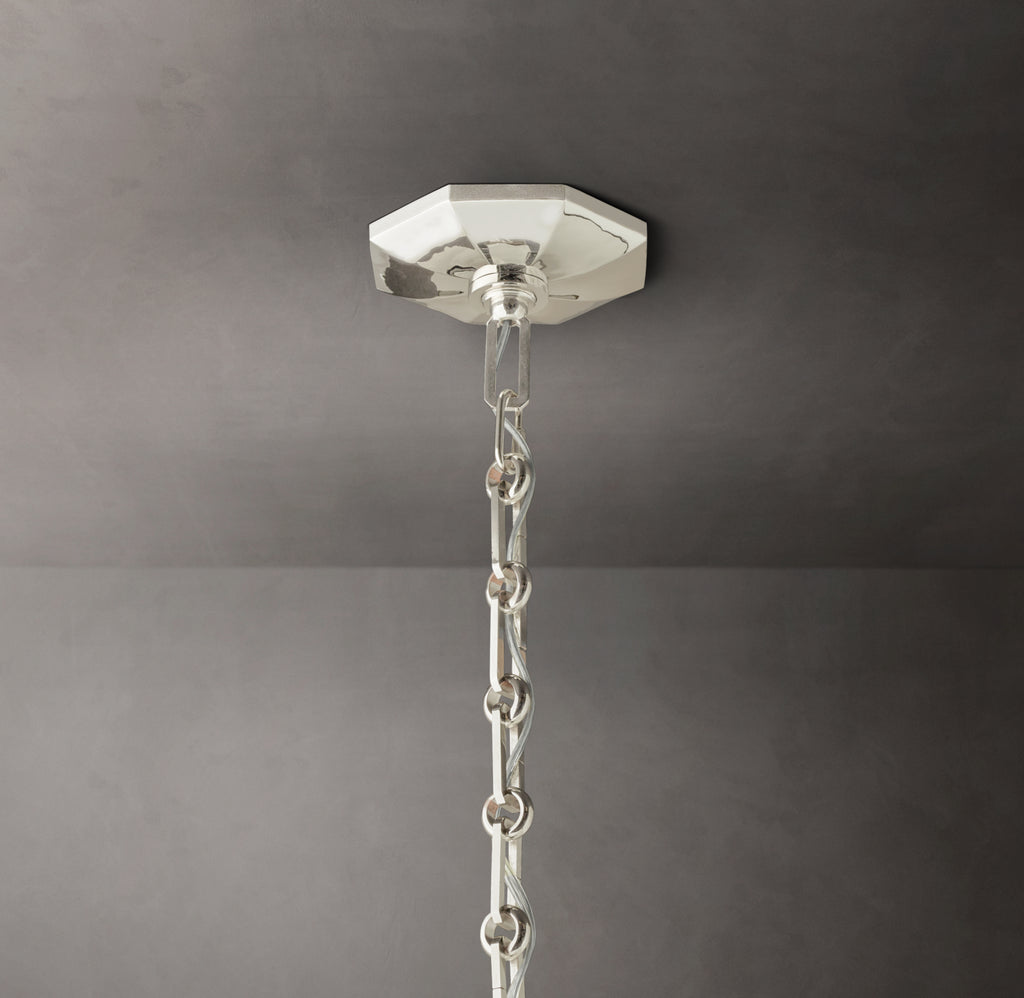 Signature Bonnington Round Chandelier – 36" Polished Nickel