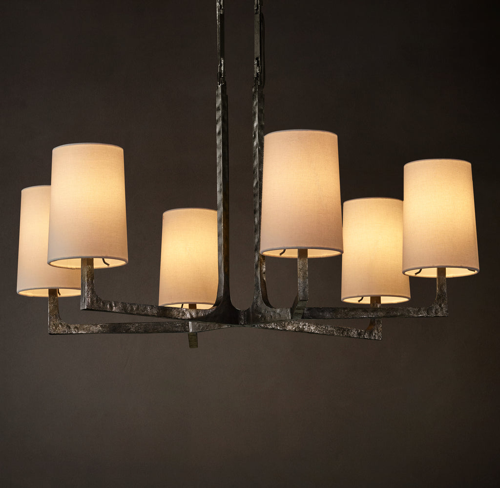 Artisan Wright Round Chandelier, alternate view