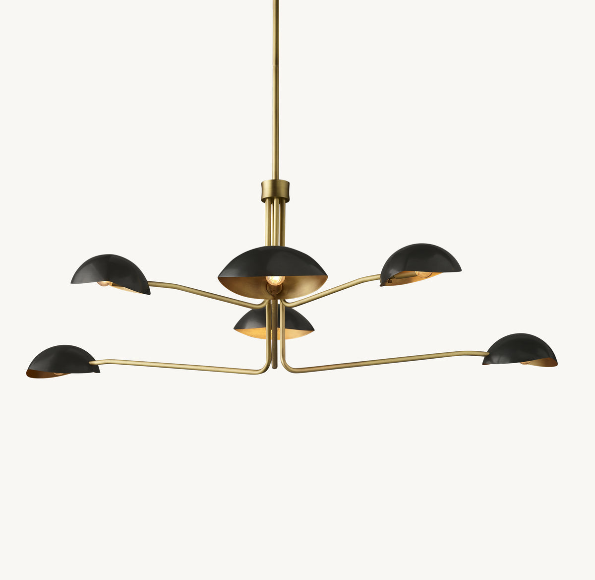 Sculptural Convessi Round Chandelier