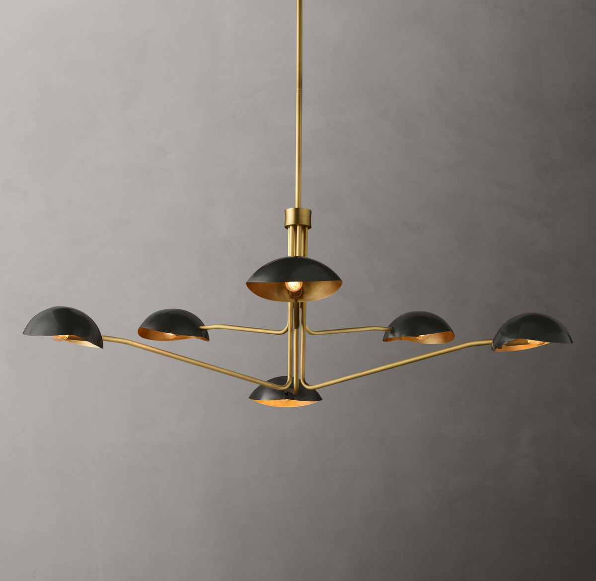Sculptural Convessi Round Chandelier