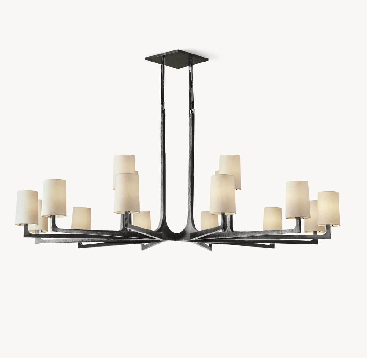 Artisan Wright Round Chandelier, alternate view