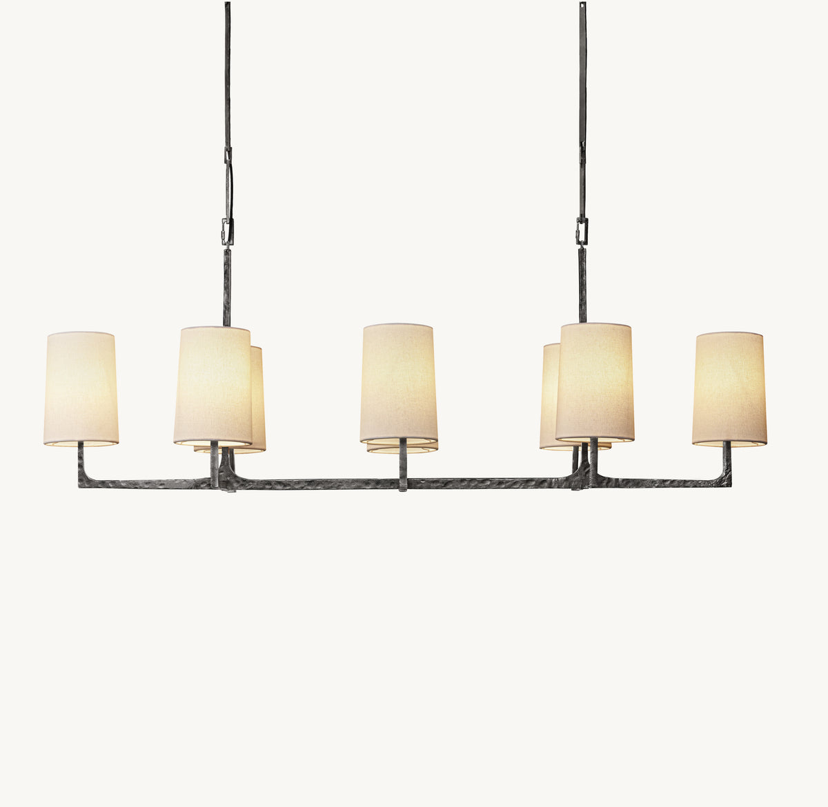 Artisan Wright Linear Chandelier, alternate view