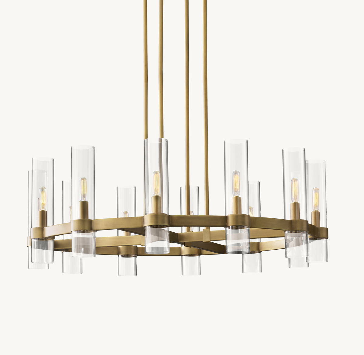 Artisan Ravelle Round Chandelier, alternate view