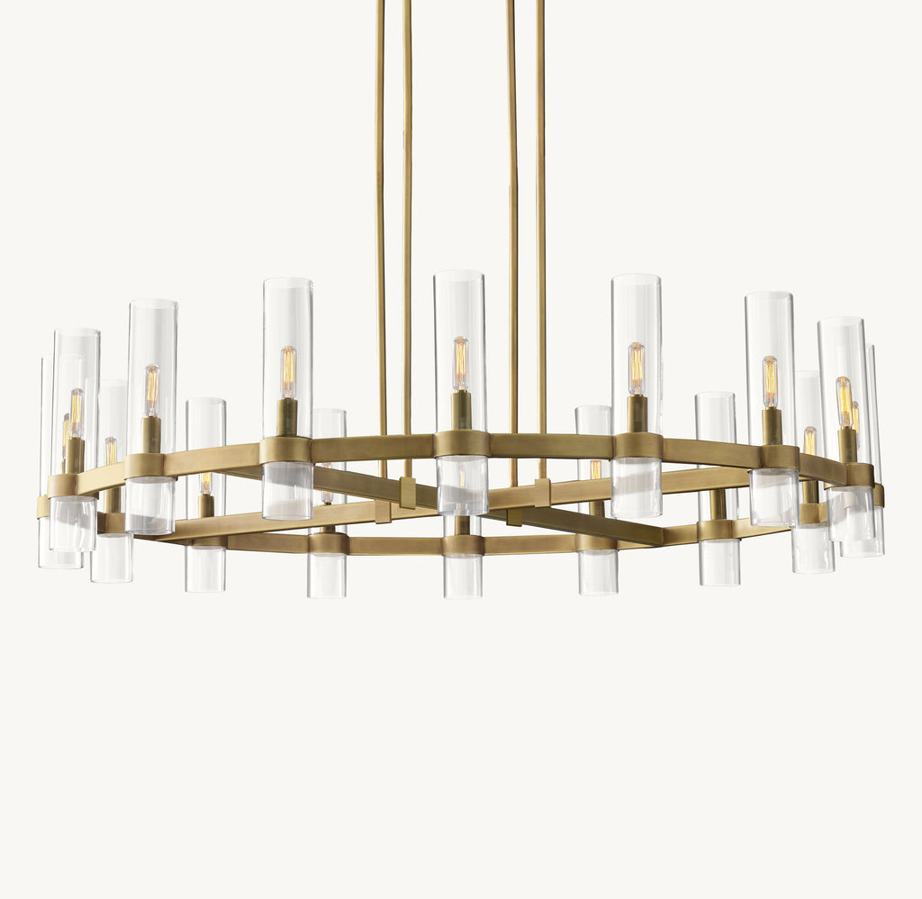 Artisan Ravelle Round Chandelier, alternate view