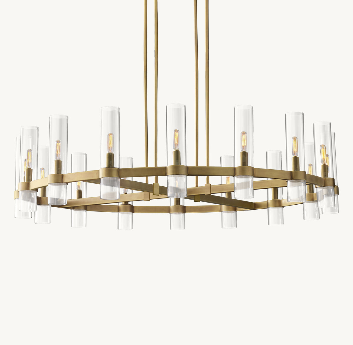 Artisan Ravelle Round Chandelier, alternate view