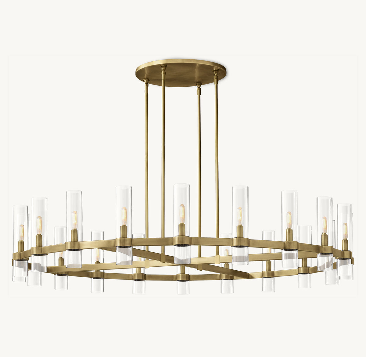 Artisan Ravelle Round Chandelier, alternate view