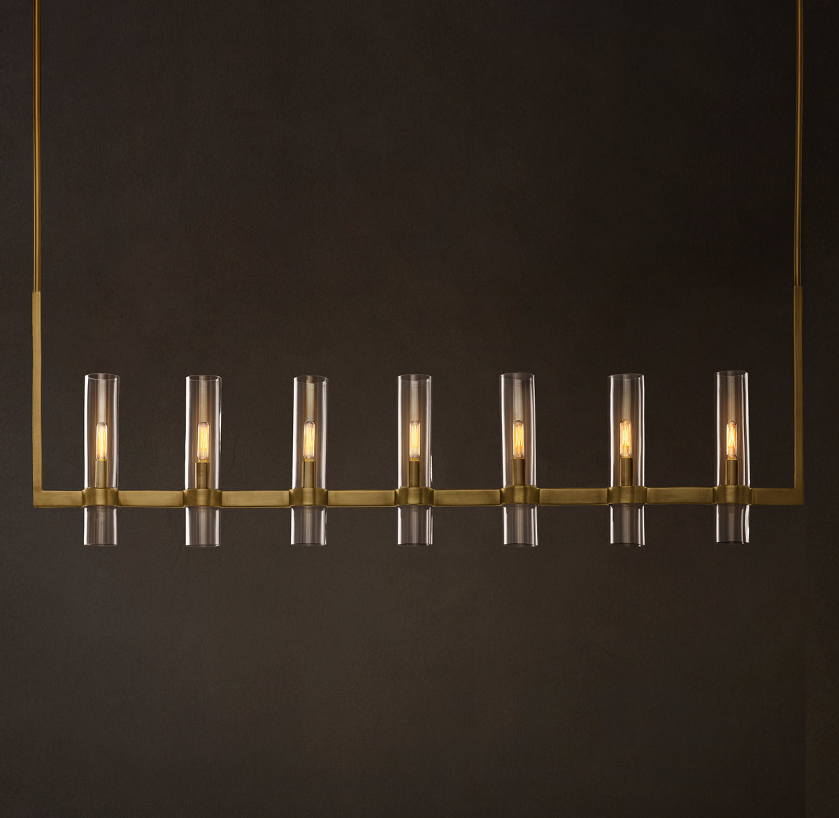 Artisan Ravelle Linear Chandelier, alternate view