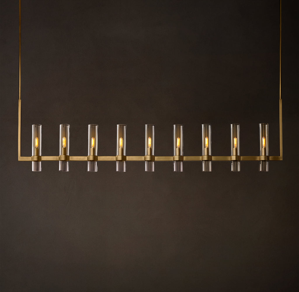 Artisan Ravelle Linear Chandelier, alternate view
