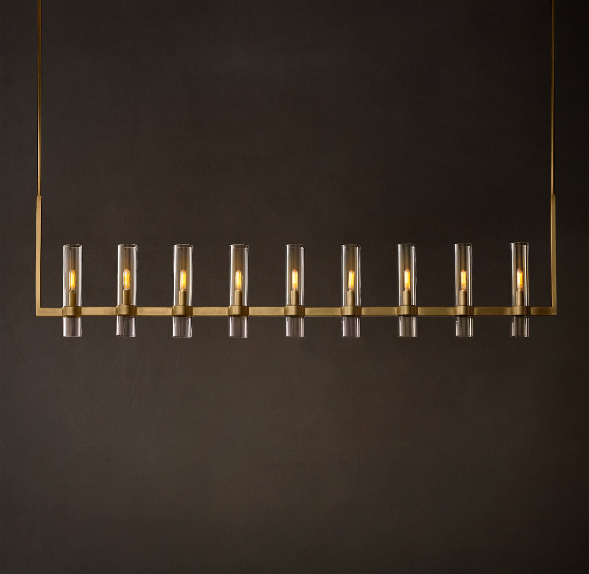 Artisan Ravelle Linear Chandelier, alternate view