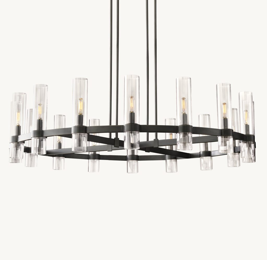Artisan Ravelle Round Chandelier, alternate view