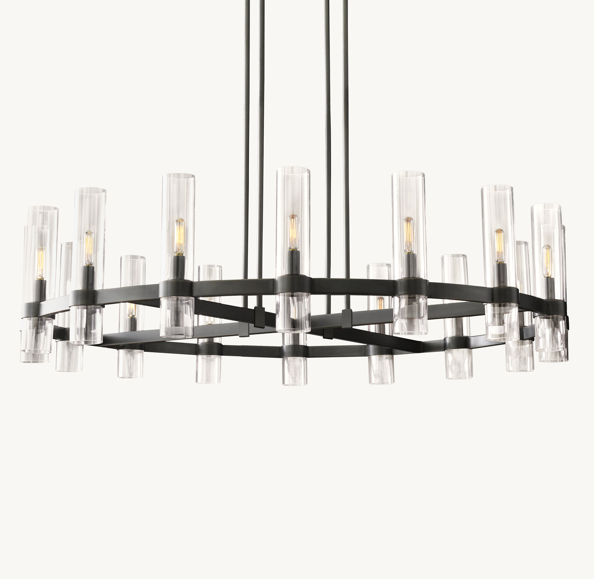 Artisan Ravelle Round Chandelier, alternate view