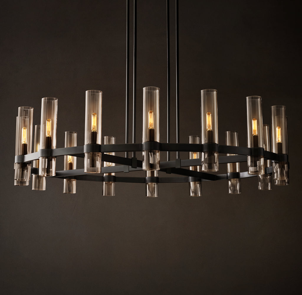 Artisan Ravelle Round Chandelier – 48" Bronze