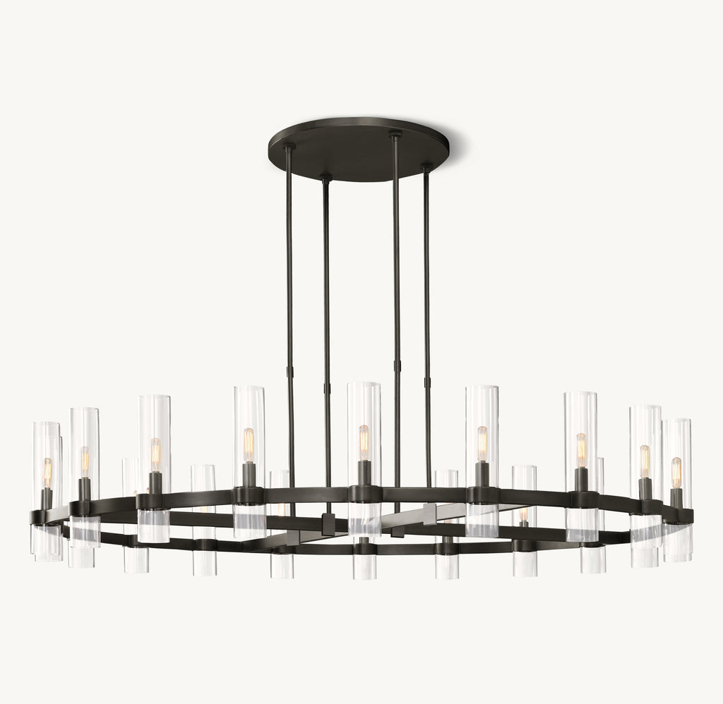 Artisan Ravelle Round Chandelier, alternate view