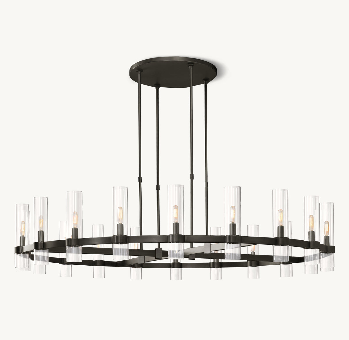 Artisan Ravelle Round Chandelier, alternate view