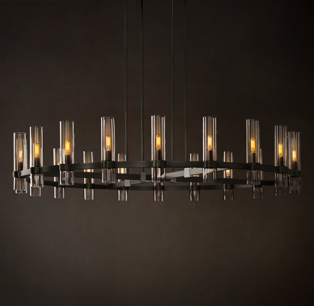 Artisan Ravelle Round Chandelier – 60" Bronze