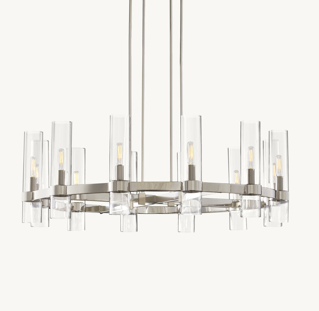 Artisan Ravelle Round Chandelier, alternate view