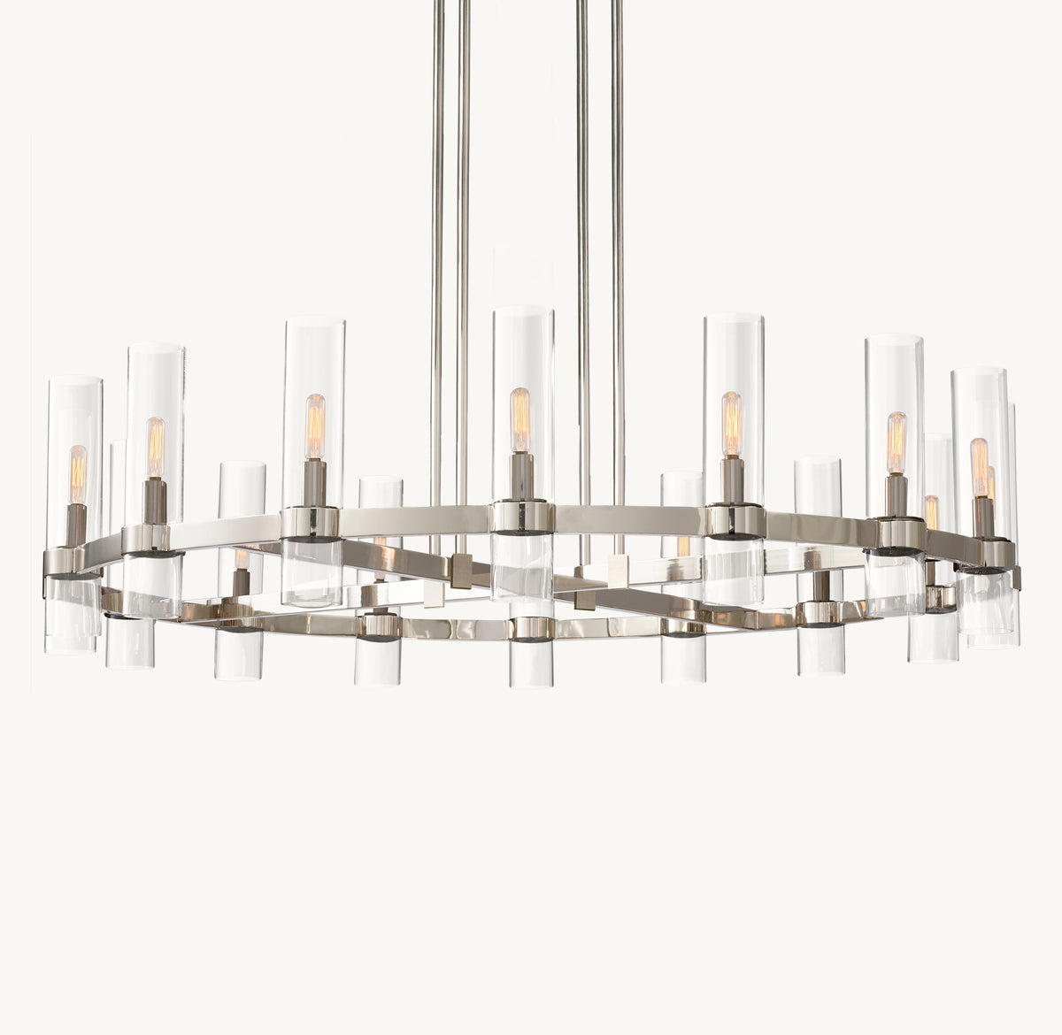 Artisan Ravelle Round Chandelier, alternate view
