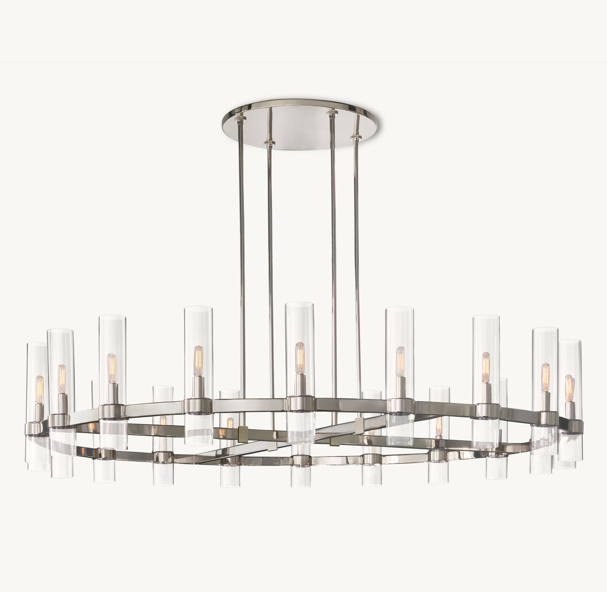 Artisan Ravelle Round Chandelier, alternate view