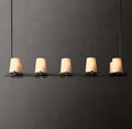 Artisan Pauillac Fabric Shade Linear Chandelier