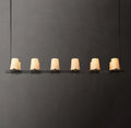 Artisan Pauillac Fabric Shade Linear Chandelier