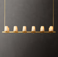 Artisan Pauillac Fabric Shade Linear Chandelier