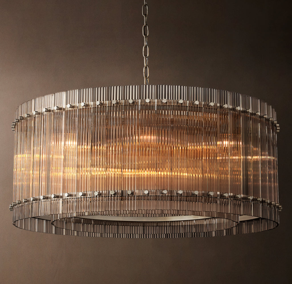 Sculptural San Marco Glass Round Chandelier, alternate view