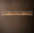 Sculptural San Marco Glass Linear Chandelier