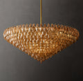 Artisan Chiara Smoke Glass Tiered Round Chandelier