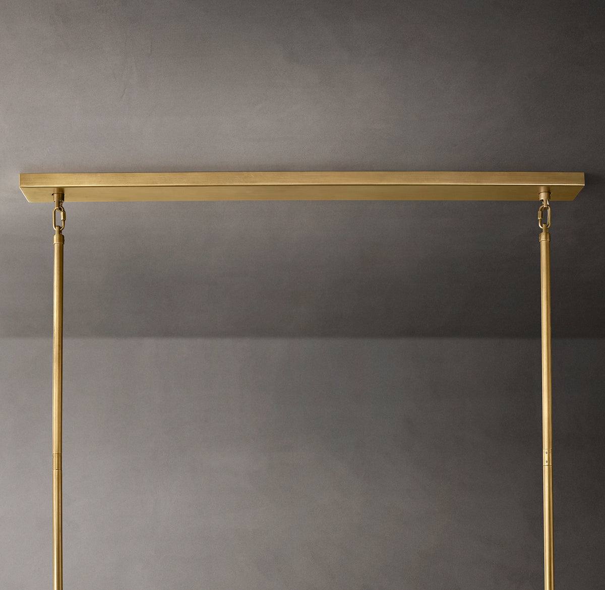 Artisan Chiara Smoke Glass Tiered Rectangular Chandelier