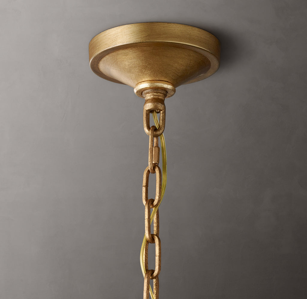 Heritage 19th C. English Openwork Round Chandelier – 60"