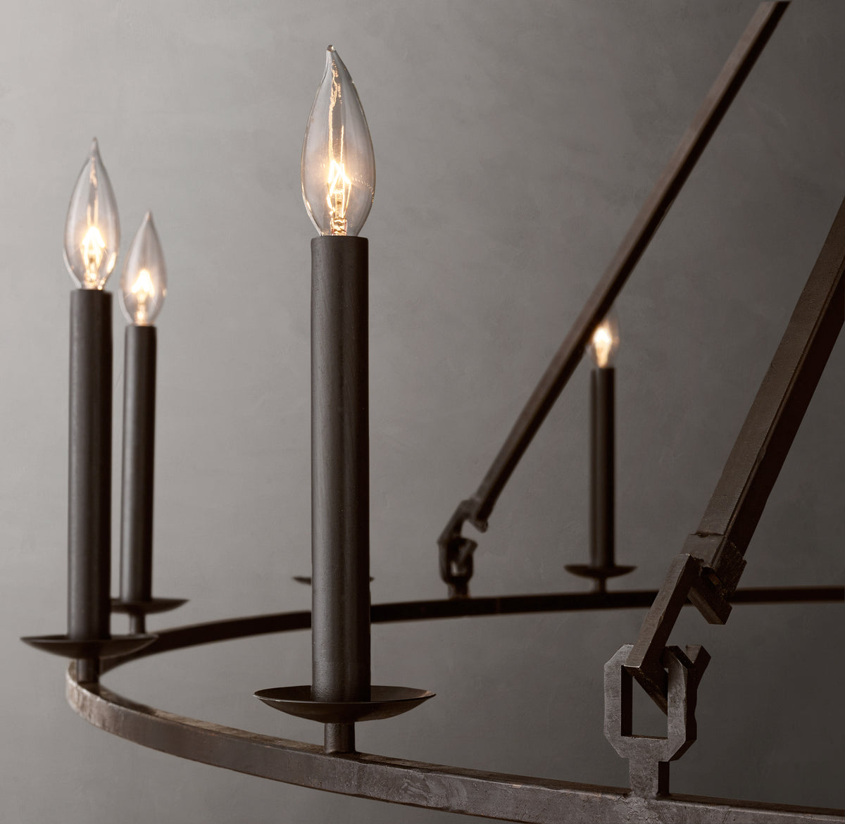 Heritage 19th C. English Openwork Round Chandelier – 72"