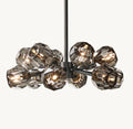 Heritage Boule De Cristal Smoke Glass Round Chandelier
