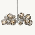 Heritage Boule De Cristal Smoke Glass Round Chandelier