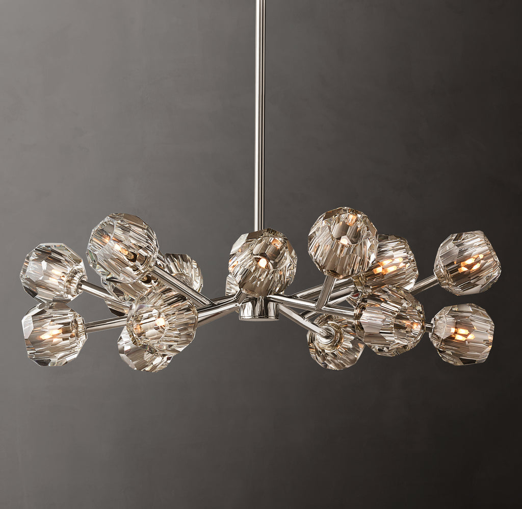 Heritage Boule De Cristal Clear Glass Round Chandelier