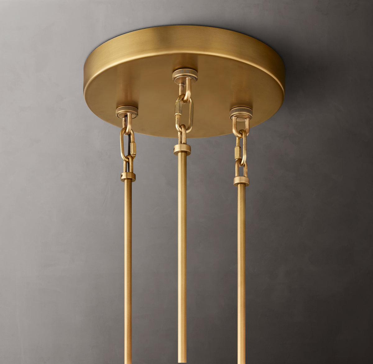 Heritage Sirene Smoke Glass Round Chandelier