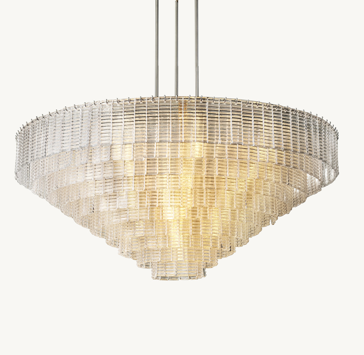 Heritage Sirene Clear Glass Round Chandelier