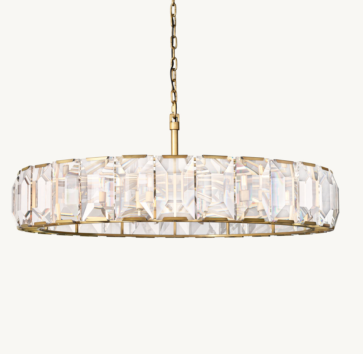 Signature Harlow Crystal Round Chandelier, alternate view