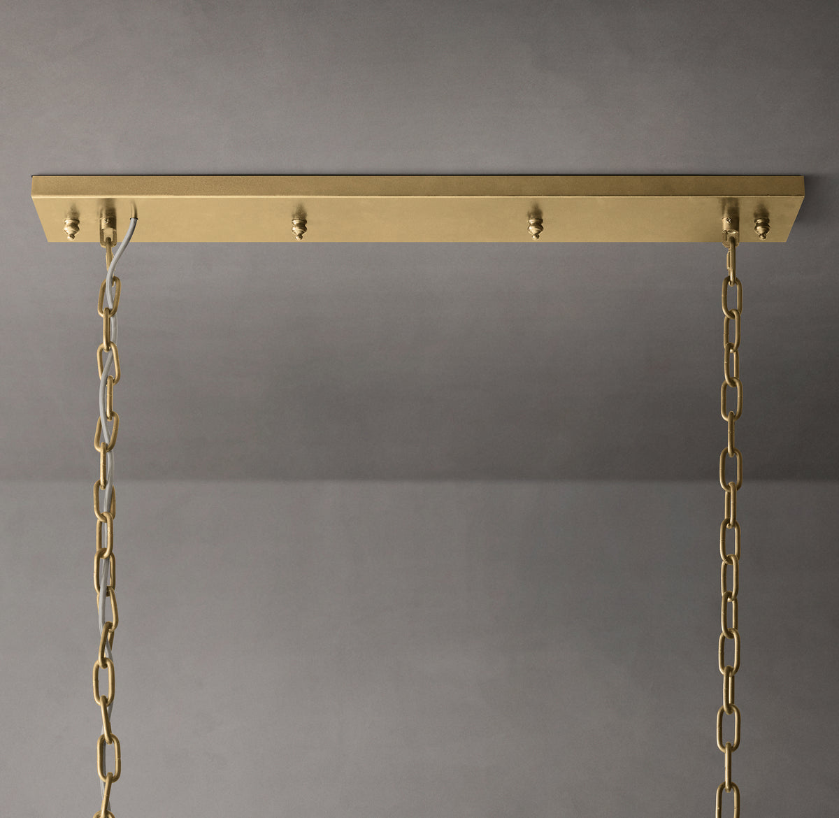 Sculptural Rhys Rectangular Chandelier