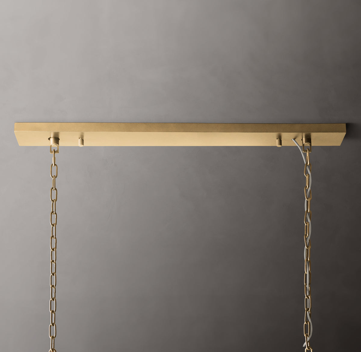 Sculptural Rhys Rectangular Chandelier