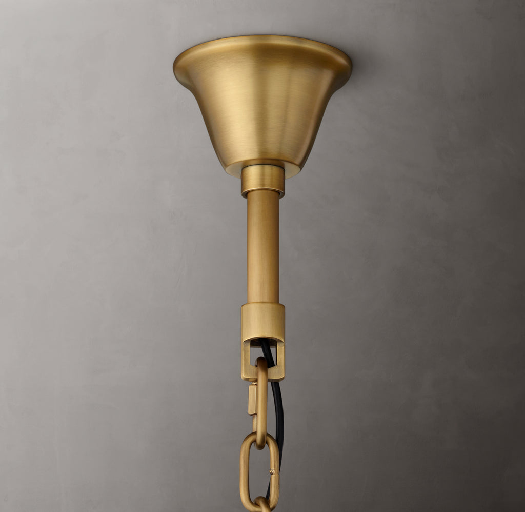 Sculptural Rhys Round Chandelier – 43"