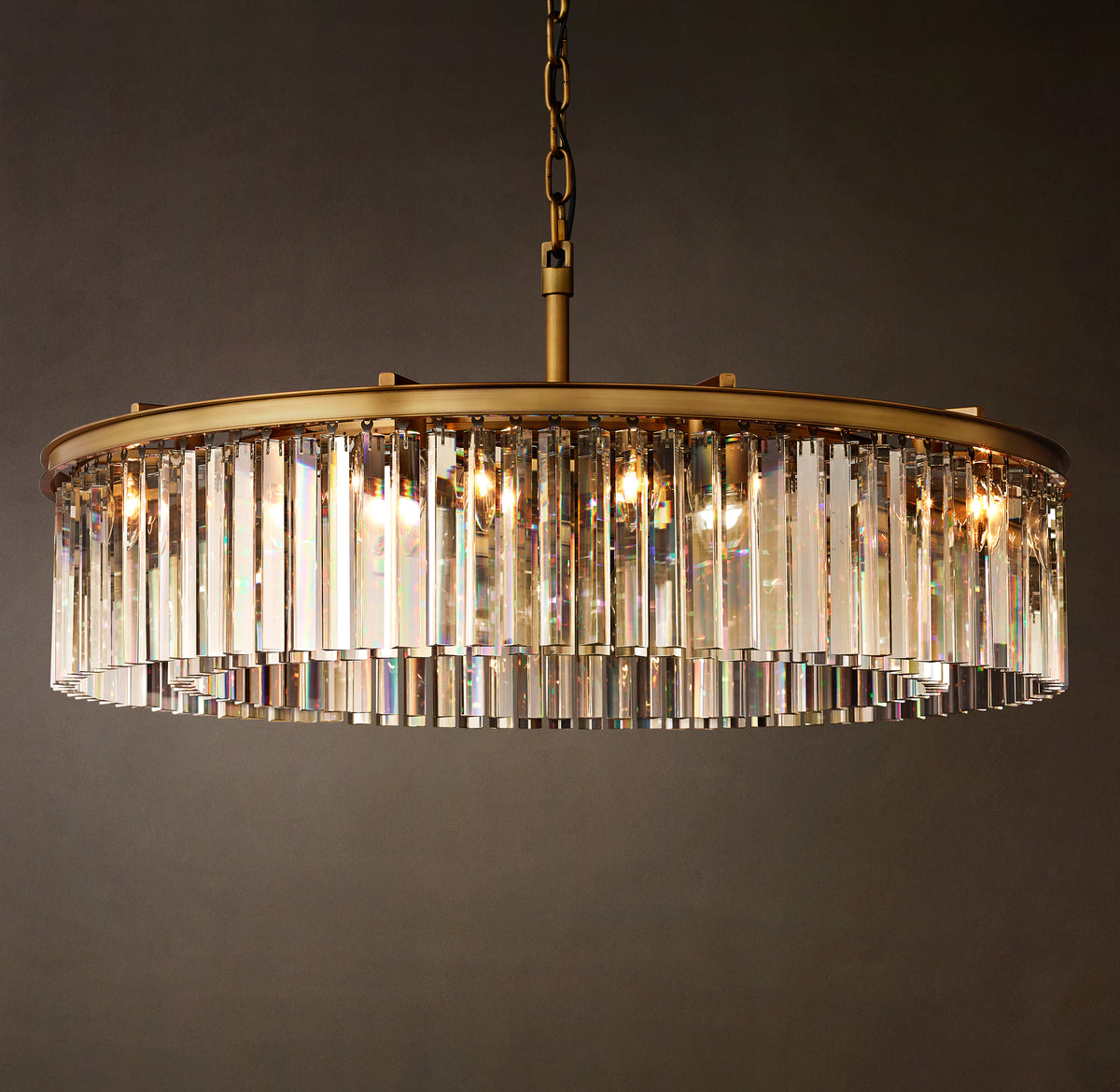Sculptural Rhys Round Chandelier, alternate view