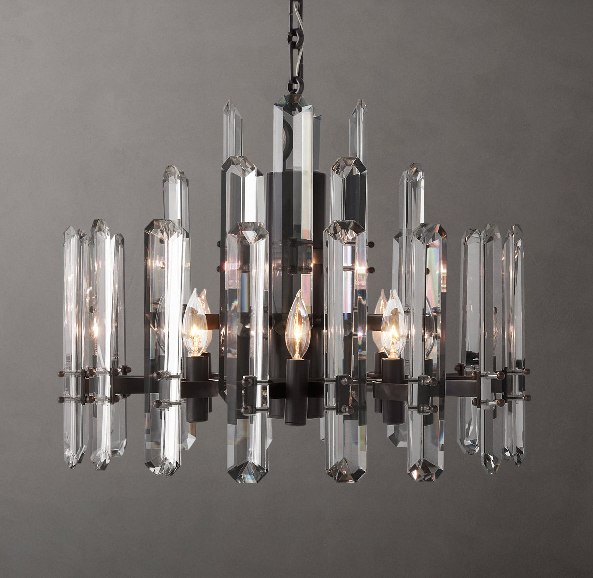 Signature Bonnington Round Chandelier, alternate view