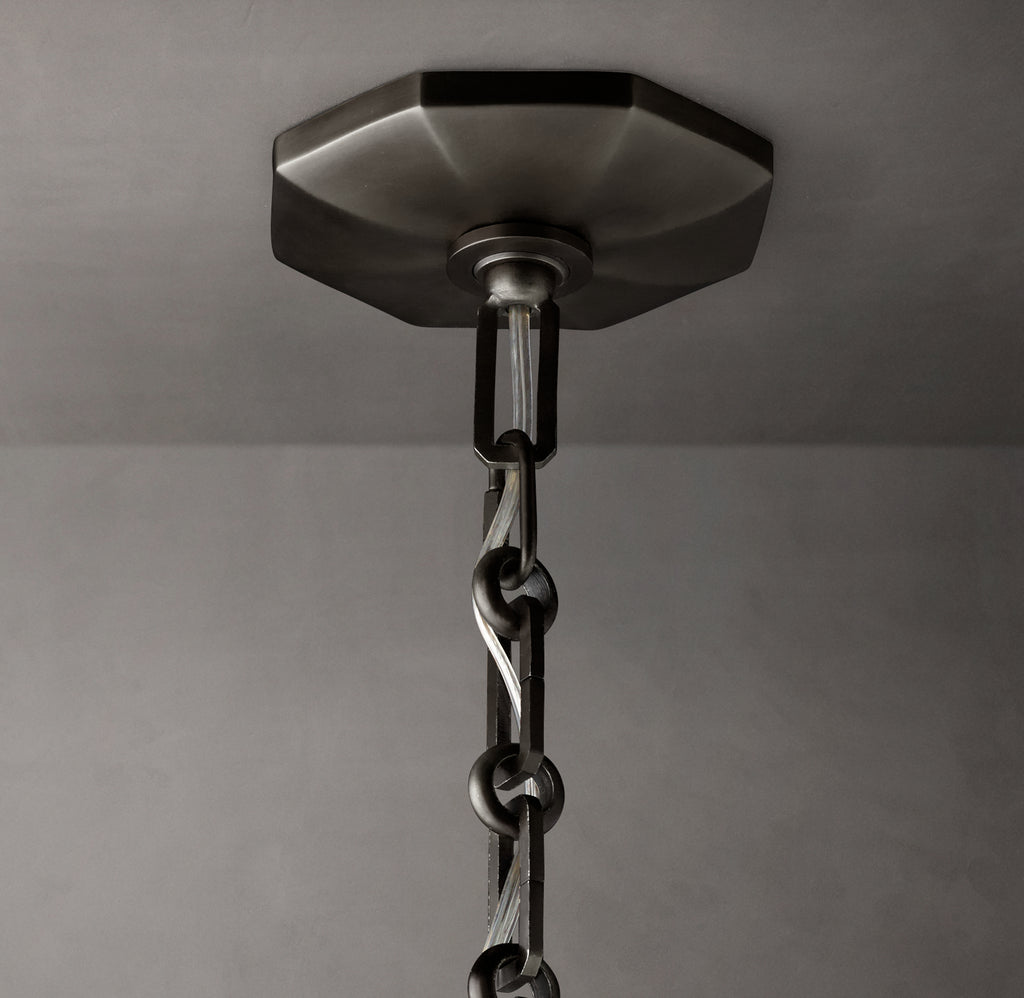Signature Bonnington Round Chandelier – 24" Bronze