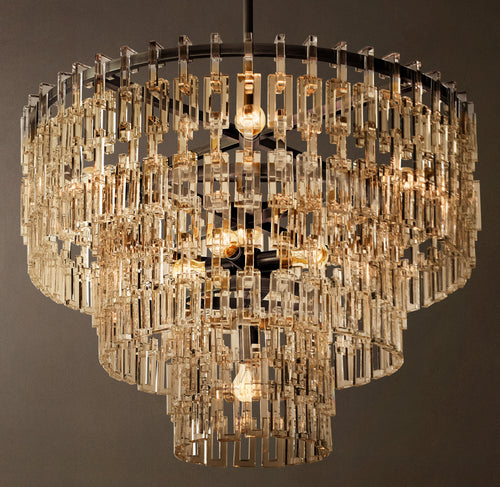 Artisan Marignan Tiered Round Chandelier, alternate view